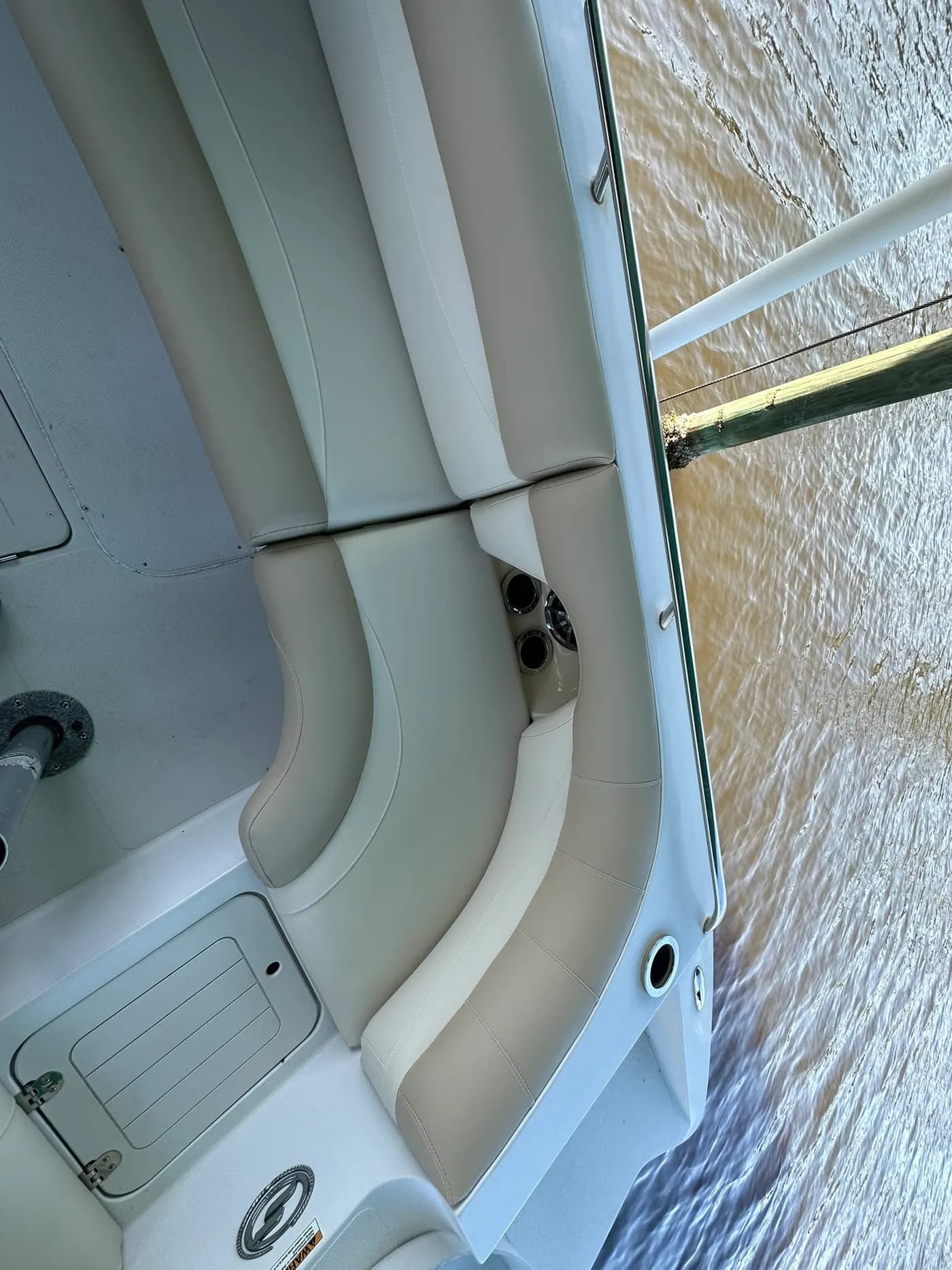 Custom marine upholstery by GVO Classic Upholstery in North Port, FL