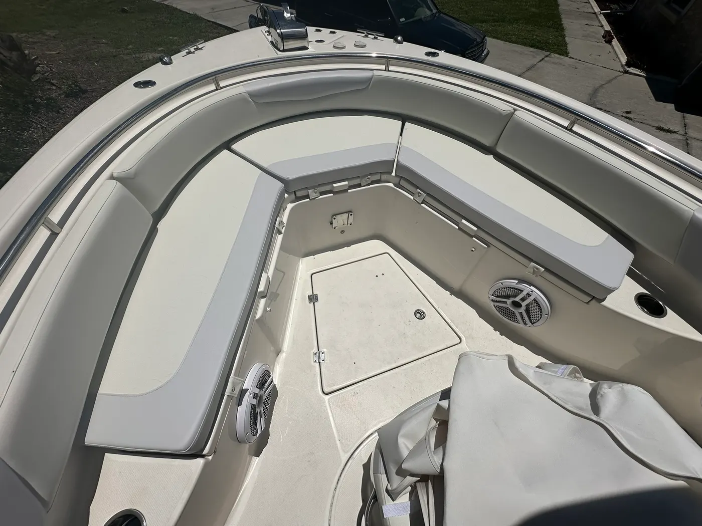 Custom marine upholstery by GVO Classic Upholstery in North Port, FL