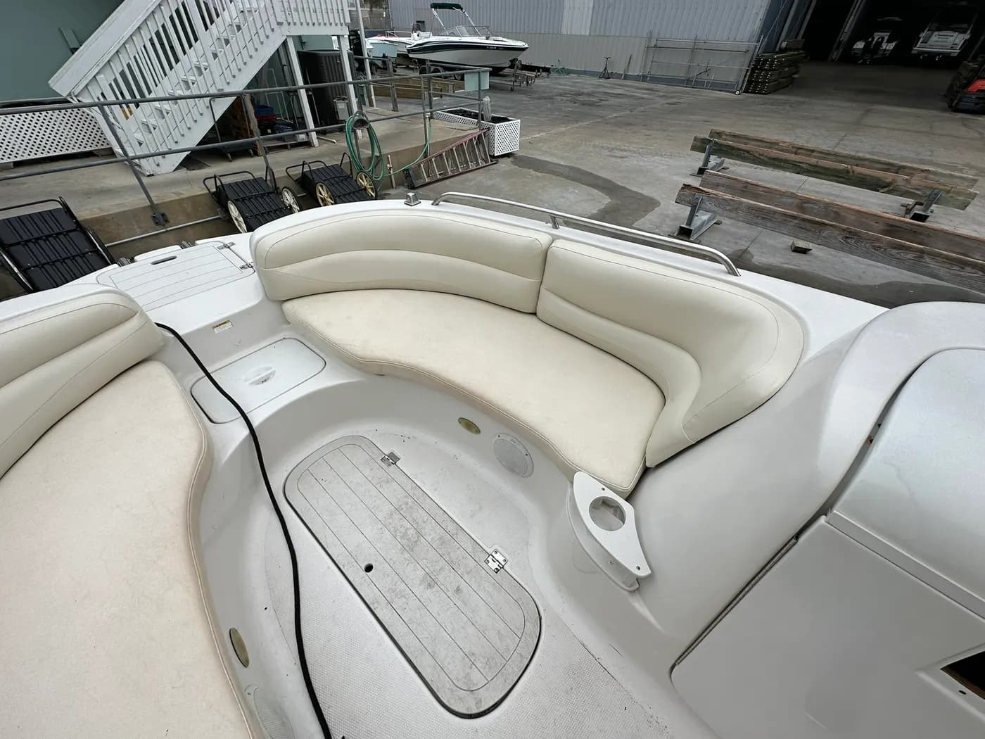 Custom marine upholstery by GVO Classic Upholstery in North Port, FL